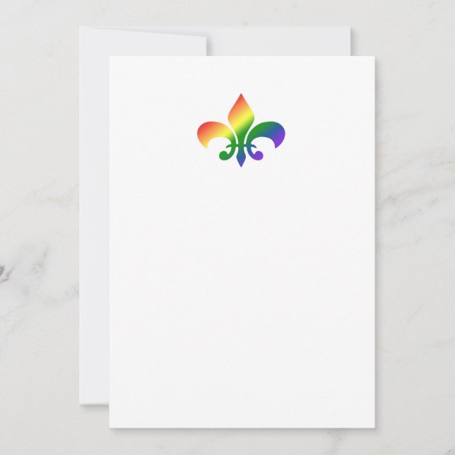 Arc-en-ciel Fleur de Lis (Devant)
