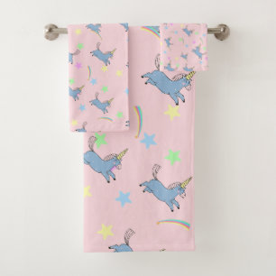 arc-en-ciel mignon Unicorne étoiles dégradé motif