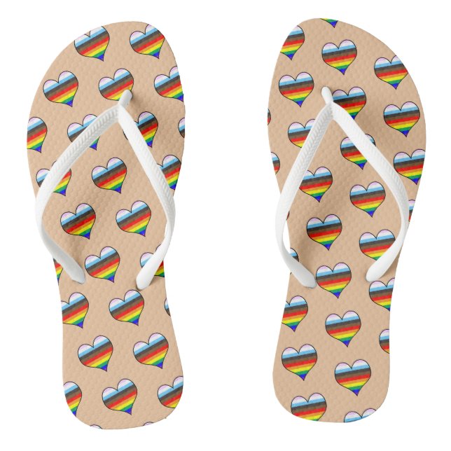 Arc-en-ciel Motif tongs (Semelle)