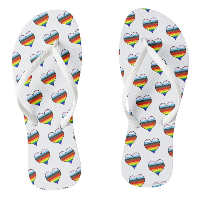 Arc-en-ciel Motif tongs (Semelle)