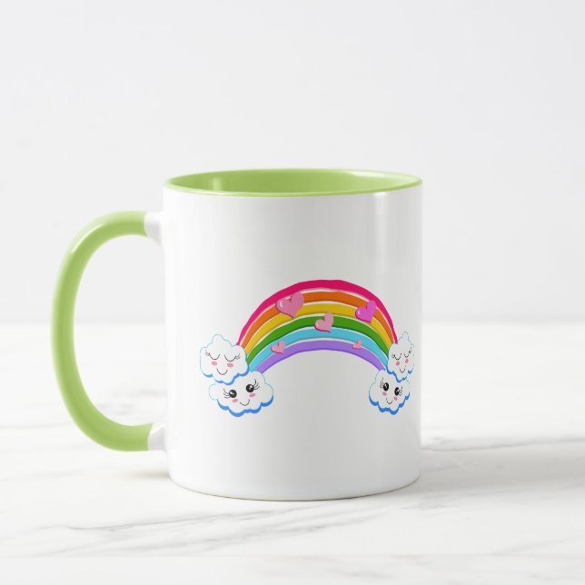 Arc-en-ciel Nuages Mug (Gauche)