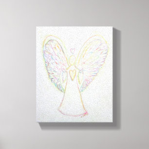 Arc-en-ciel Peinture Angel Peinture sur toile