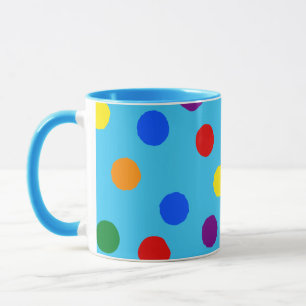 Arc-en-ciel Polka Dot Mug