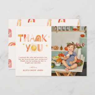 Arc-en-ciel Sunshine Boho   Merci photo