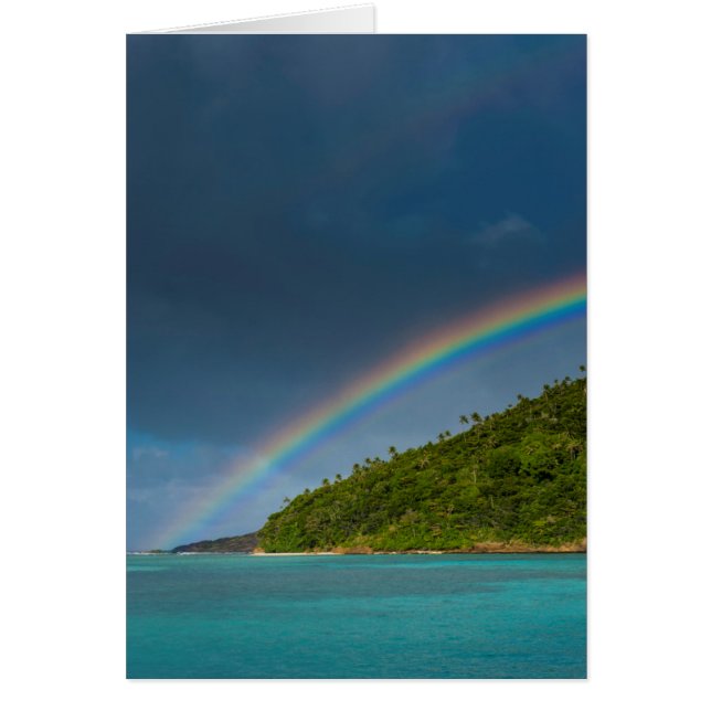 Arc-en-ciel sur une île, Samoa américaines (Devant)