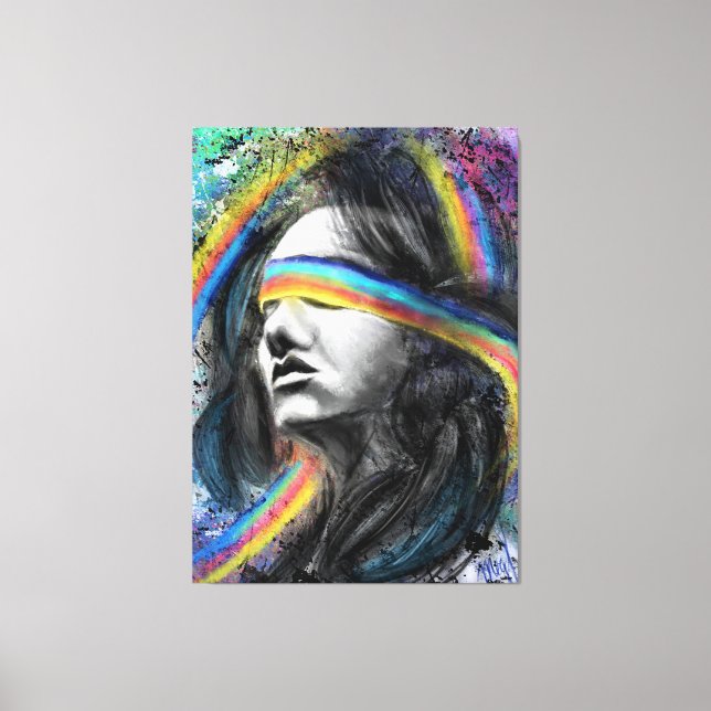 Arc-en-ciel toile de rêve Imprimer - Peinture (Recto)