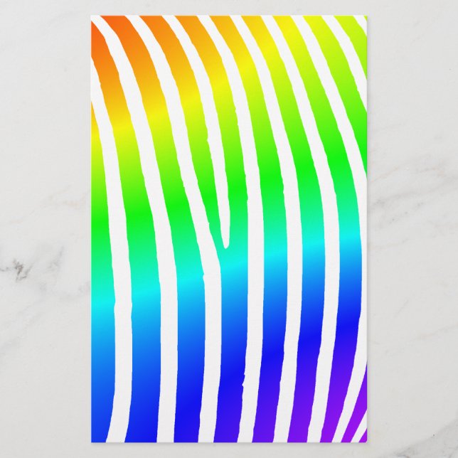 Arc-en-ciel Zebra Stripes (Devant)