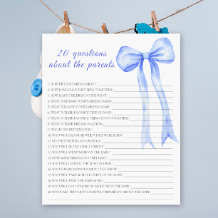 Arc - Jeu de fête 20 questions sur les parents