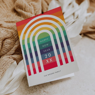 Arc moderne design arc-en-ciel Carte de Jour de l'