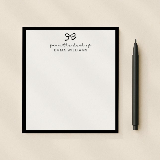 arc noir, du bureau du bloc-notes (Créateur téléchargé)