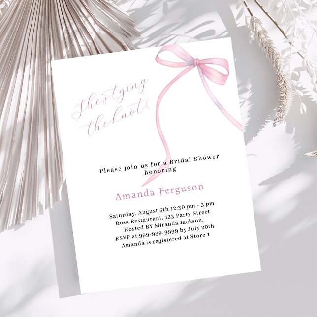 Arc rose Elle noue la Fête des mariées de noeud (Créateur téléchargé)