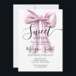 Arc rose Invitation Anniversaire, Sweet sixteen<br><div class="desc">Invitation à l'anniversaire de la Bow rose,  Invitation moderne de la Bow rose,  décorations de fête d'anniversaire de la Bow rose,  fête d'anniversaire de la poule, </div>