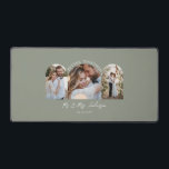 Arc vert olive multi photo mariage cadeau décorati<br><div class="desc">Mieux ensemble arche multi photo mariage faire-part et cadeau maison tapis de souris. Coloris vert olive moderne et élégant.</div>