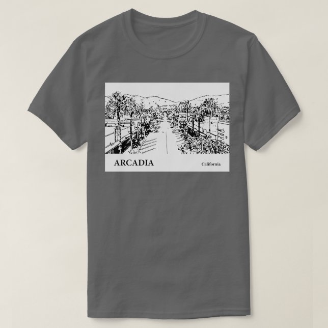 Arcadia California TShirt 2 (Design devant)