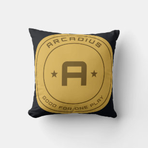 Arcadius Arcade Jeton Coussin de lancer