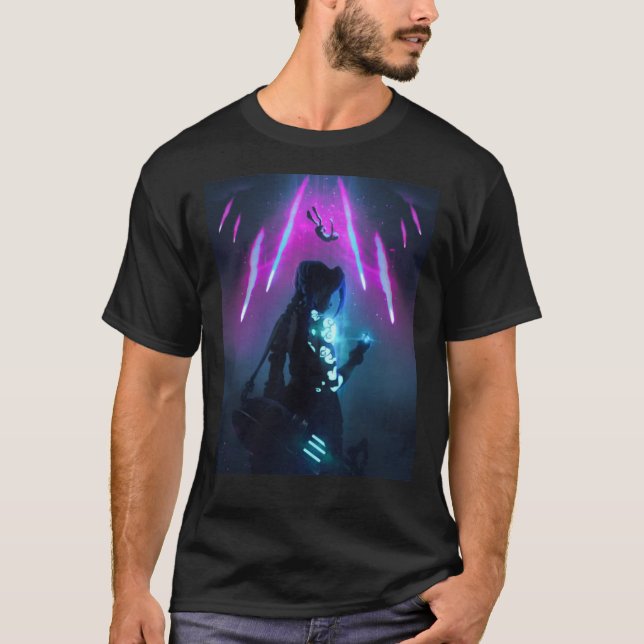 Arcane jinx LoL Classic T-Shirt (Devant)