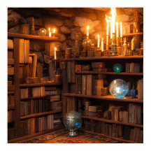 Arcane Storeroom Imaginaire Art Poster