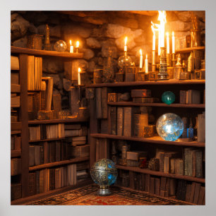 Arcane Storeroom Imaginaire Art Poster