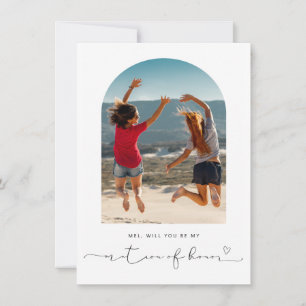 Arch frame sera-tu mon matron carte d'honneur