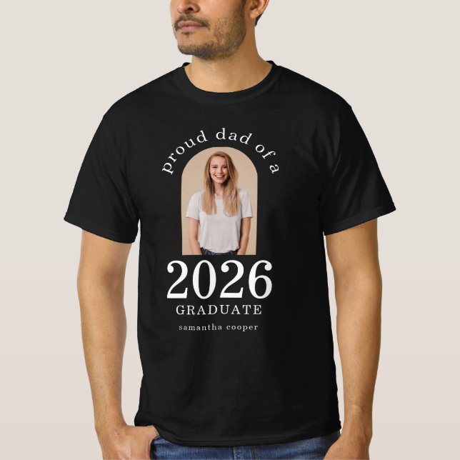 Arch Photo Fier Papa de la T-shirt Graduate 2023 (Devant)