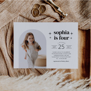 Arch Photo Joint Anniversaire Invitation Paysage