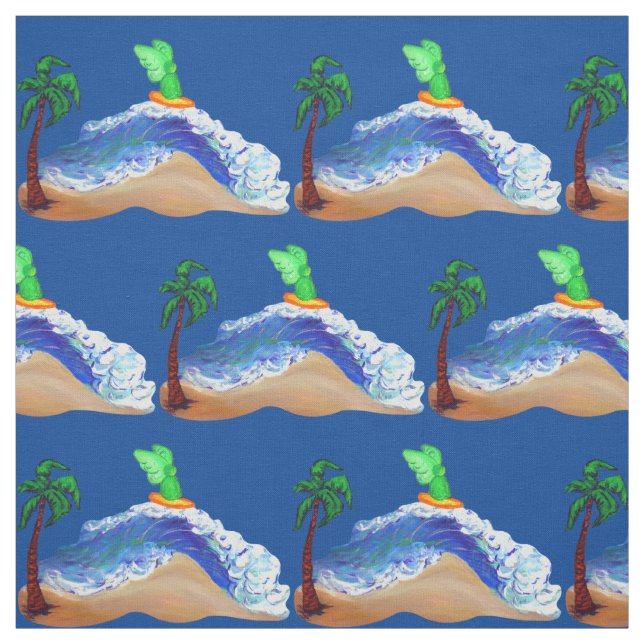 Archange de surf Raphael Art Matière en tissu (Échantillon)