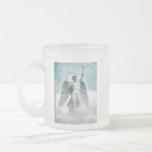 Archange Michael l'oeil laser de Dieu, mug dépoli