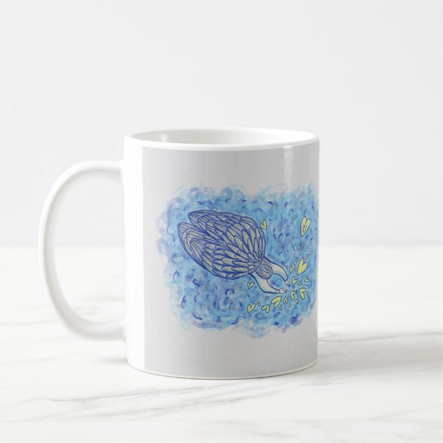 Archange Michael's Support Art Custom Coffee Mugs (Gauche)
