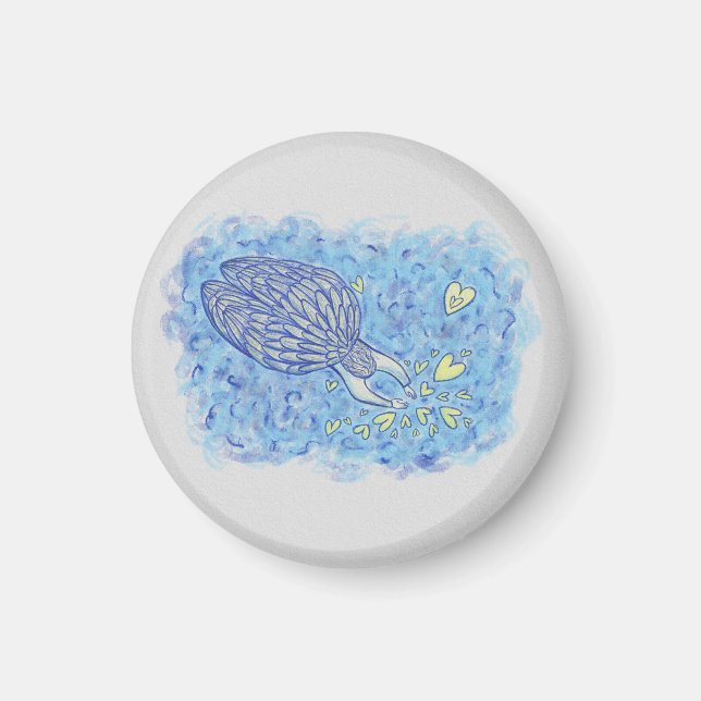 Archangel Michael Art sur mesure Aimant frigo (Devant)