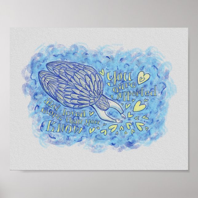 Archangel Michael Custom Poster Art Print (Devant)