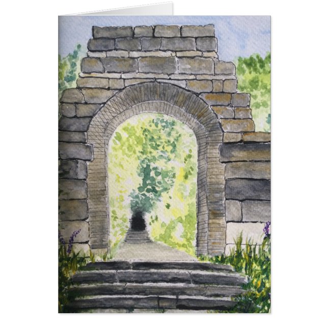 Arche des jardins en terrasse de Rivington (Devant)