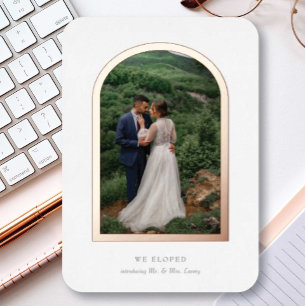Arche Elopement Faire-part Real Foil