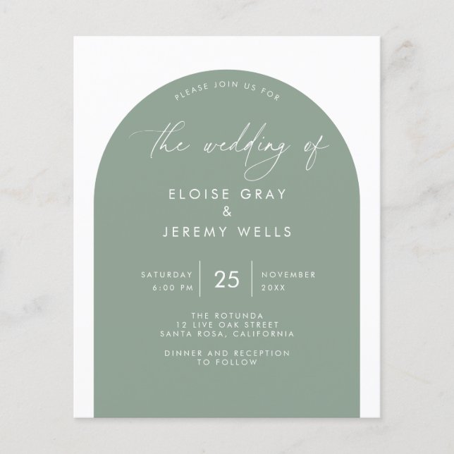 Arche Faire-part de mariage (Devant)