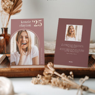 Arche moderne   Faire-part d'obtention du diplôme