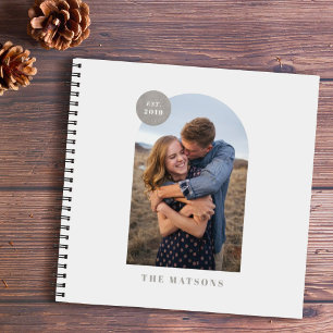 Arche moderne Gris Journal photo Album personnalis