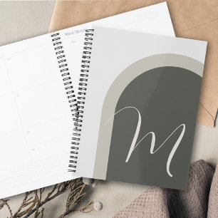 Arche simple et élégante avec votre Monogramme ini