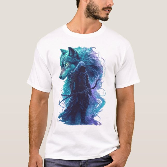 Archer de Dark Fantasy - T-Shirt Elite Sniper à Ca (Devant)