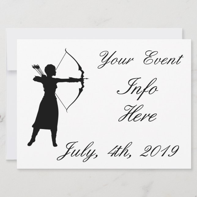 Archer Femme Silhouette Thunder_Cove (Devant)