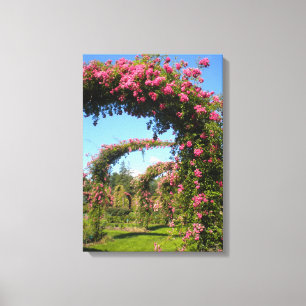 Arches de Jardin rose d'Elizabeth Park toile Impri