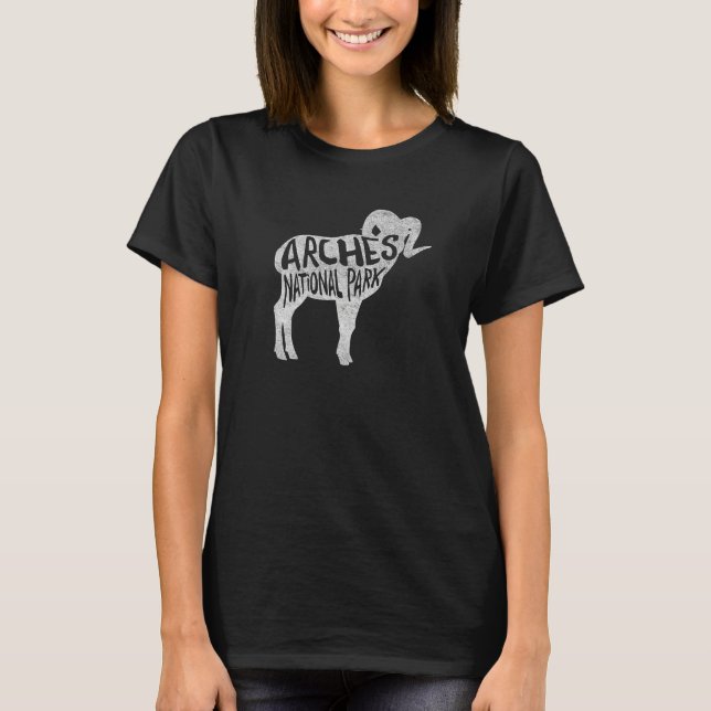 Arches National Park T-Shirt - Bighorn Sheep (Devant)