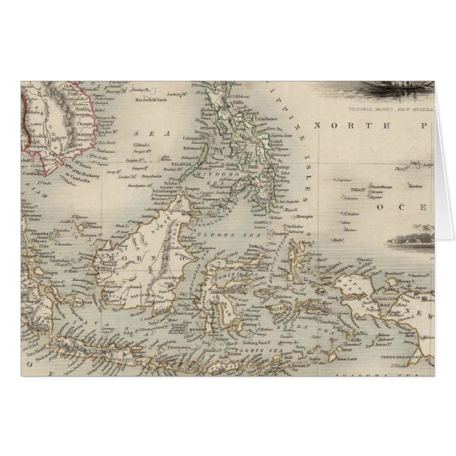 Archipel malais ou îles de l'Inde orientale (Devant horizontal)