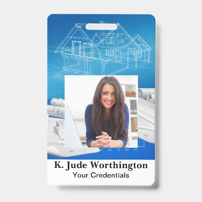 Architect Entrepreneur Lanyard Badge - Voir Retour (Avant)