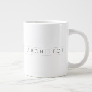 ARCHITECT Grand Mug Blanc / Gris