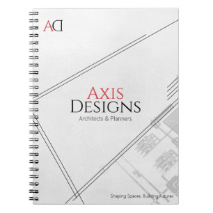 Architecte Carnet Spiral   Conception du plan dire
