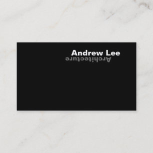 Architecte - cartes de visite