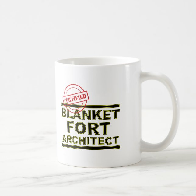 Architecte de Fort de Couverture Mug ou Gobelet de (Droite)