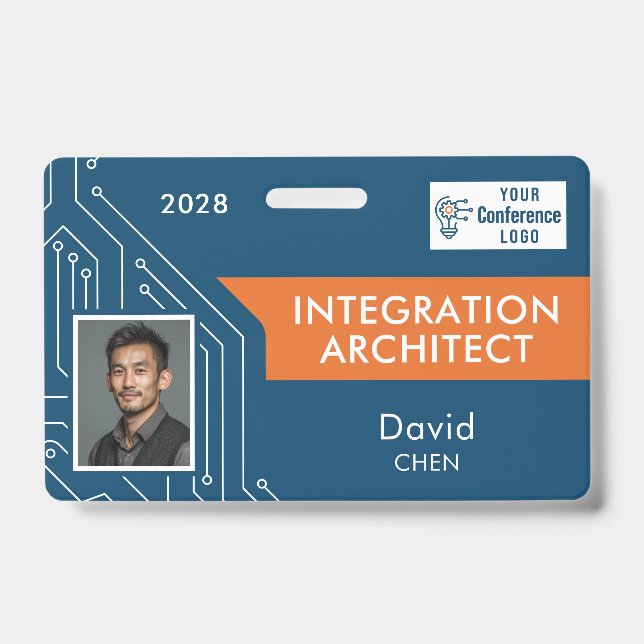 Architecte de technologie de circuits Badge d'iden (Avant)