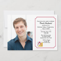 Architecte et ingénieur Invitations de diplômes de