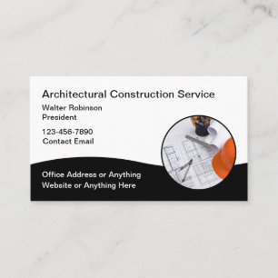Architecte Services de Construction Cartes de visi