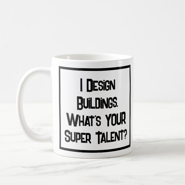 Architecte Super Talent. Café Mug (Gauche)